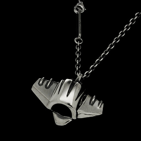 Jeeg Robot Pendant in Silver 