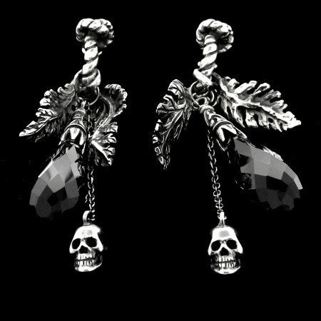 EARRING - LEAVES AND DROP